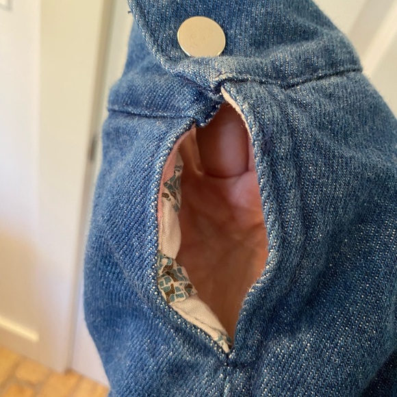 OOAK NWT Carleen reversible quilt jean jacket NWT - Picture 5 of 7